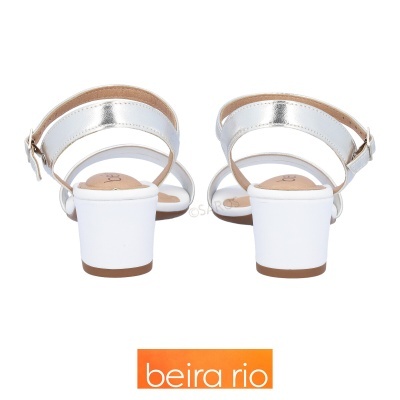Sandália Beira Rio 8246.1176 Prata