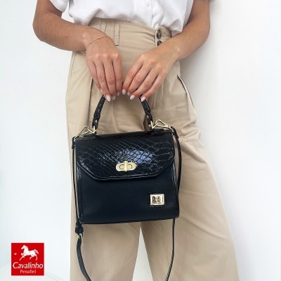 Bolsa Cavalinho Cherry Blossom 18810518 Preto