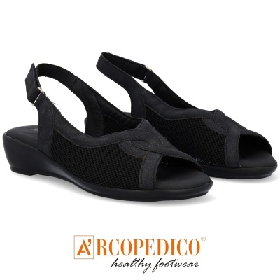 Sandalia Arcopedico 4475 D25 Preto