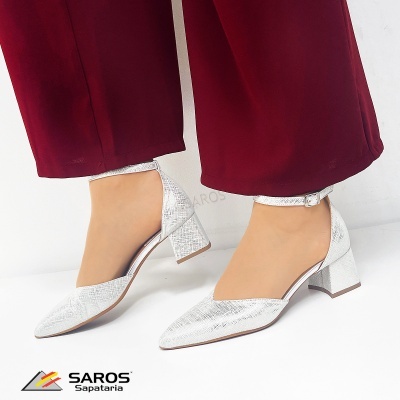 Sapato Saros 377 Prata