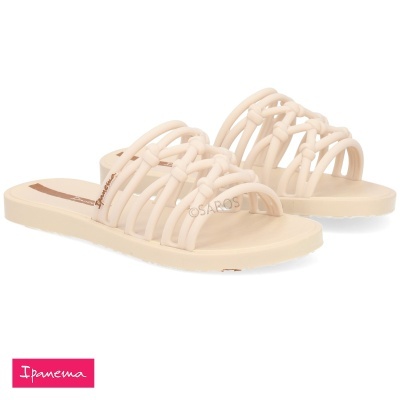 Chinelo Ipanema Link Slide 26782 Bege