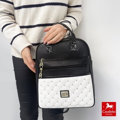 Mochila Cavalinho Craft 16010552 Branco E Preto