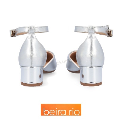 Sapato Beira Rio 4182.204 Prata