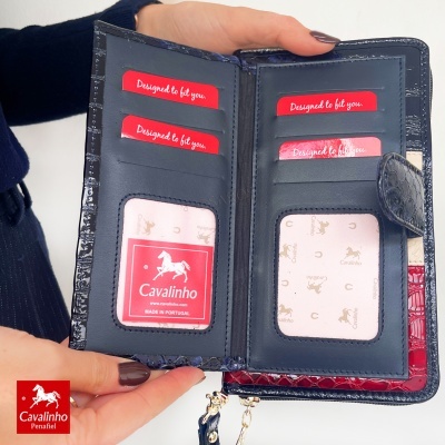 Carteira Cavalinho Honor 28190213 Multi-vermelho