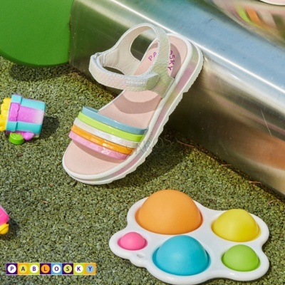 Sandalia Pablosky 431304 Multi-branco