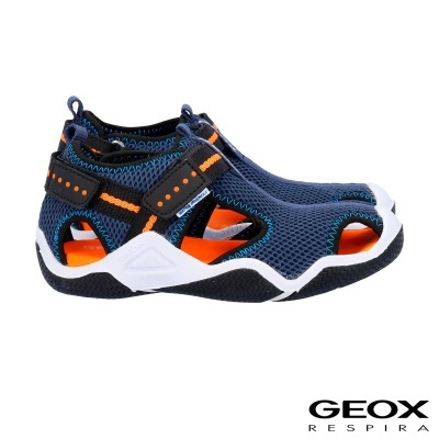 Sandália Geox Jr Wader J1530A Azul