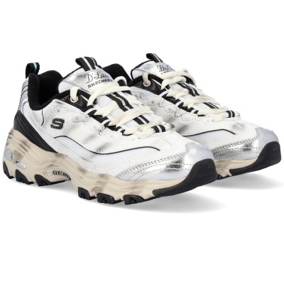 Sapatilha Skechers D'Lites Vintage 150245 Multi-branco
