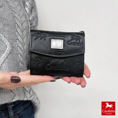 Carteira Cavalinho Cavalo Lusitano 28090530 Preto