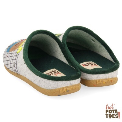 Chinelos de Hot Potatoes Football 64677 Multicolor