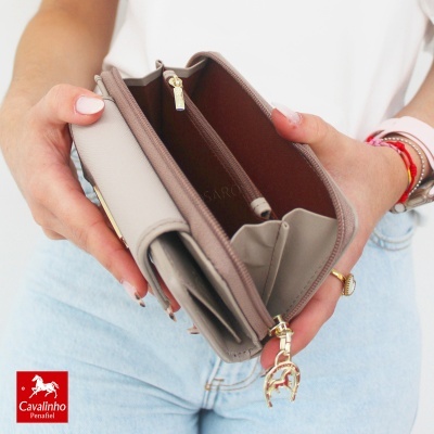 Carteira Cavalinho La Vie 26190214 Cinza