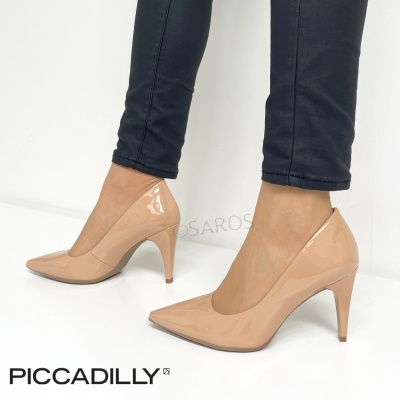 Sapato Piccadilly 749001 Verniz Taupe