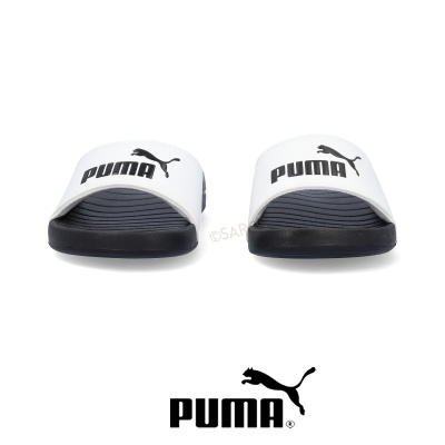 Chinelo Puma Popcat 372313 Branco E Preto