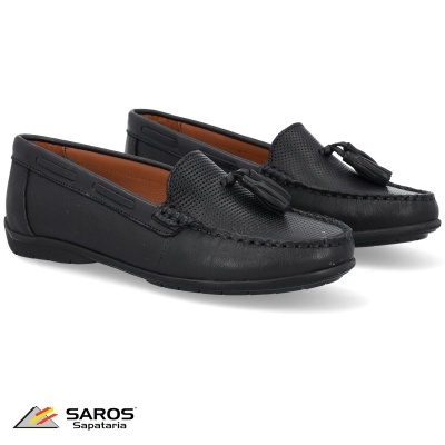Sapato Saros Mocassin 541 Preto