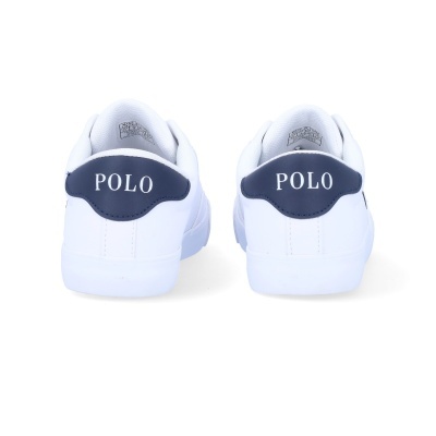 Sapatilha Polo Ralph Lauren Theron Rf104105 Branco E Azul