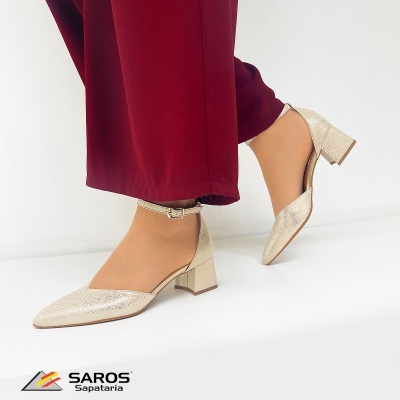 Sapato Saros 377 Ouro