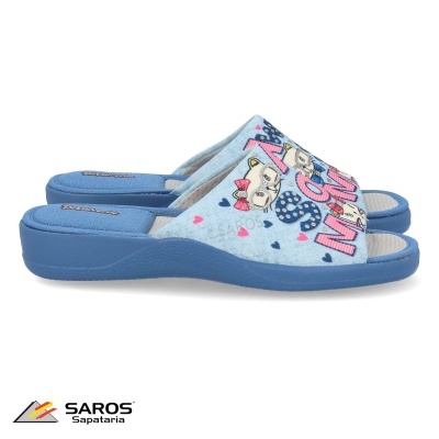 Chinelos (interior) Devalverde 1520 Azul