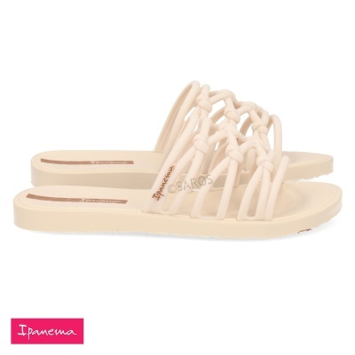 Chinelo Ipanema Link Slide 26782 Bege