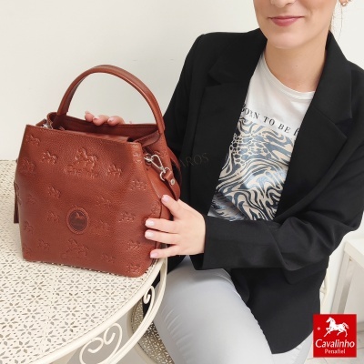 Mala De Mão Cavalinho Muse 18090591 Camel