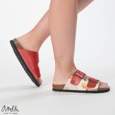Chinelo Anekke Smart 40371 Multi-vermelho