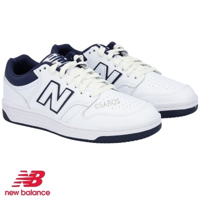 Sapatilha New Balance Bb480 Bb480 Lwn Branco E Azul