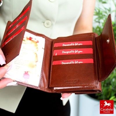 Carteira Cavalinho Cavalo Lusitano 28090215 Camel