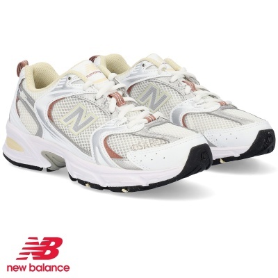 Sapatilha New Balance 530 Mr530 Sga Branco Com Rosa