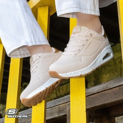 Sapatilha Skechers Uno Wonderer 155196 Bege