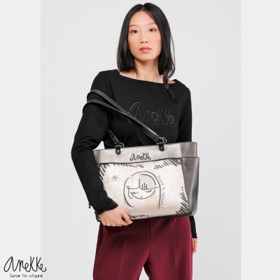 Mala De Ombro Anekke Nature Koko 41862-216 Multicolor