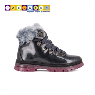 Botim Pablosky 404459 em Cinza