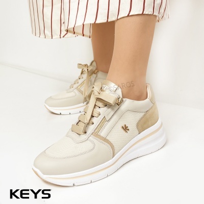 Sapatilha Keys K-10600 Multi-bege