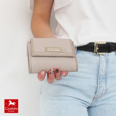 Carteira Cavalinho La Vie 26190223 Cinza