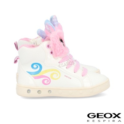 Botim Geox Skylin Unicornio J468wa Branco