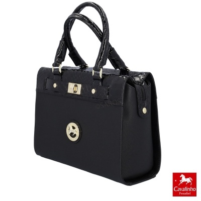 Bolsa Cavalinho Cherry Blossom 18810505 Preto