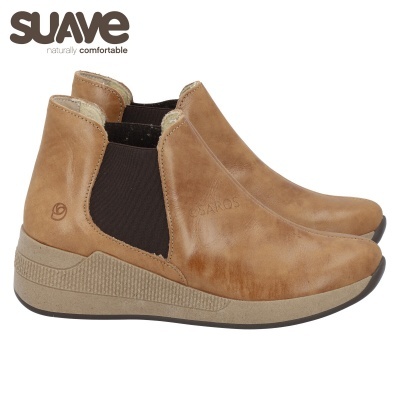 Botim Suave 11010 para mulher em Camel