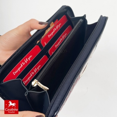 Carteira Cavalinho Honor 28190213 Multi-vermelho