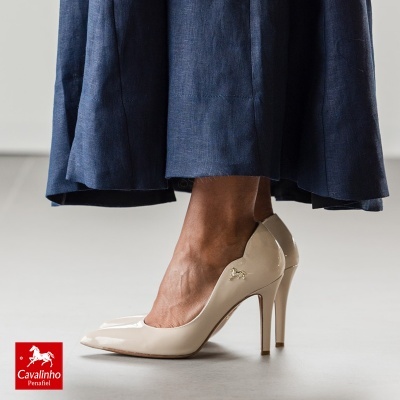 Sapato Stiletto Cavalinho 48100575 Bege