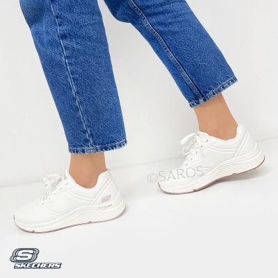 Sapatilha Skechers Bobs Arch Comfort 117560 Branco