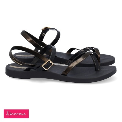 Sandalia Ipanema Fashion 82842 Preto
