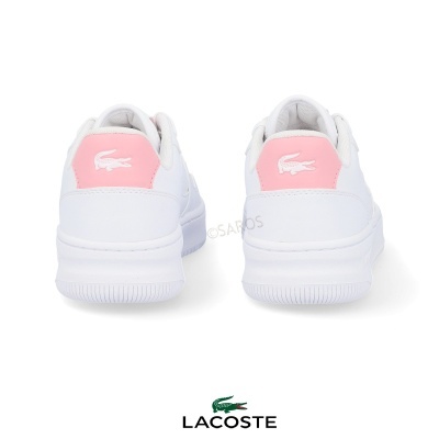 Sapatilha Lacoste L003 Set Jr 48suj0003 1y9 Branco Com Rosa