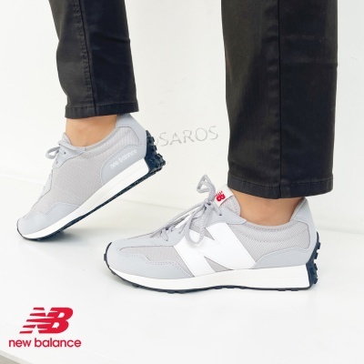 Sapatilha New Balance 327 Gs327 Cgw Cinza