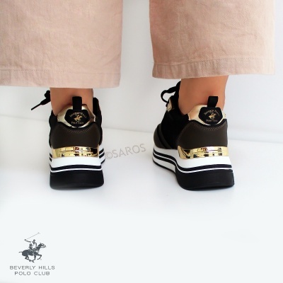 Sapatilha Beverly Hills Polo Club Sophia Bhw523305 Multi-castanho