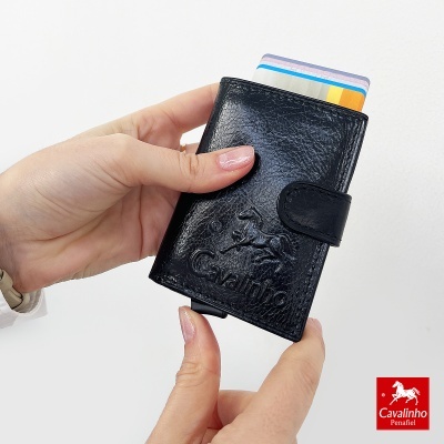 Porta-cartões Cavalinho Gentleman 28610022 Preto