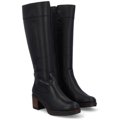 Bota Desiree Pele Conforto Rosy27 Preto