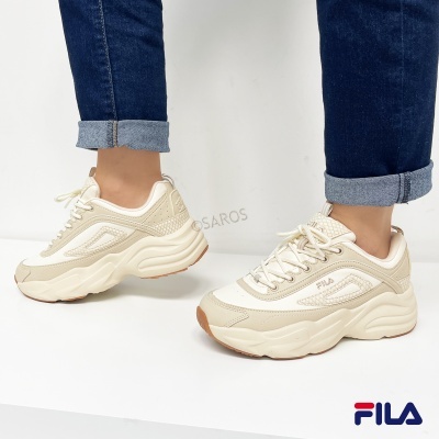 Sapatilha Fila Skye Zp Ffw0585 Bege