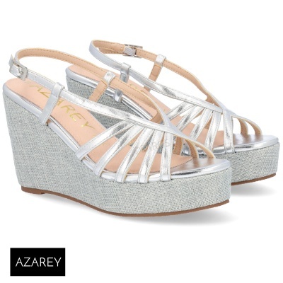 Sandalia Azarey 494h432 Prata