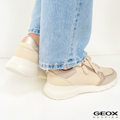 Sapatilha Geox Alleniee D36lpb Bege