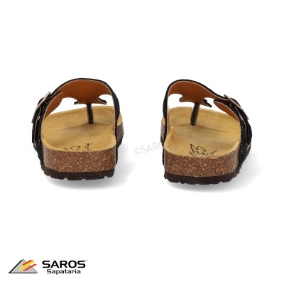Chinelo Saros 30418 Preto