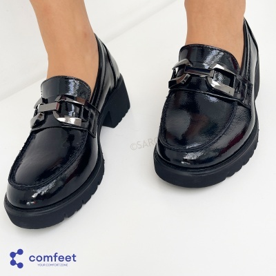 Sapato Comfeet Loafer 25222-16 Preto