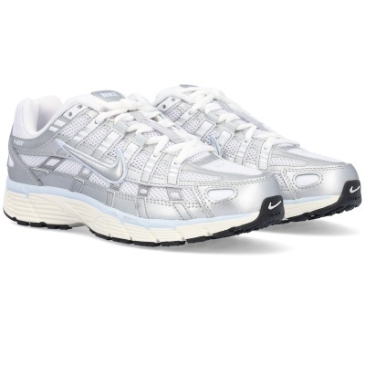 Sapatilha Nike P-6000 Bv1021 Branco E Prateado