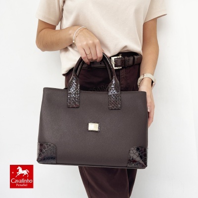 Mala De Tiracolo Cavalinho Cherry Blossom 18810601 Castanho